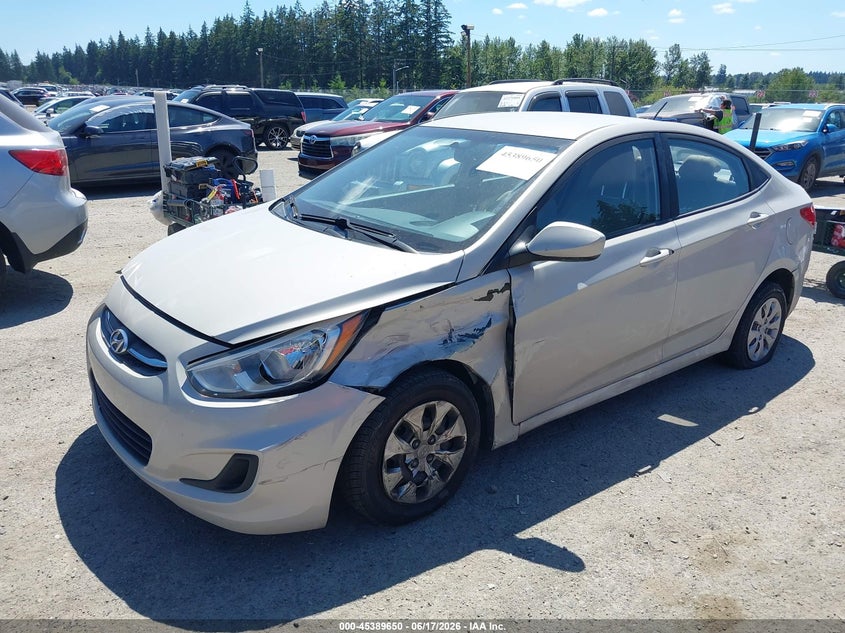 2016 Hyundai Accent VIN KMHCT4AEXGU028280 IAAI salvage auction — LEFT FRONT, Bill Of Sale (Washington), sold $1,000 on 2026-07-08 (photo 2)