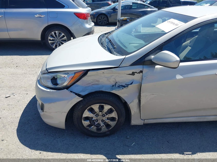 2016 Hyundai Accent VIN KMHCT4AEXGU028280 IAAI salvage auction — LEFT FRONT, Bill Of Sale (Washington), sold $1,000 on 2026-07-08 (photo 6)