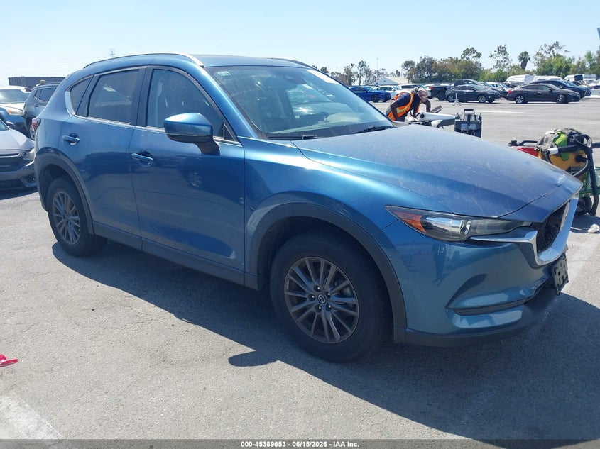 2021 Mazda Cx-5 VIN JM3KFBCM4M0442438 IAAI salvage auction — FRONT & REAR, Salvage (California), sold $8,675 on 2026-09-05 (photo 1)