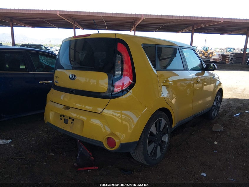 2015 Kia Soul VIN KNDJX3A50F7143140 IAAI salvage auction — LEFT FRONT, Salvage (Arizona), sold $1,800 on 2026-07-07 (photo 4)