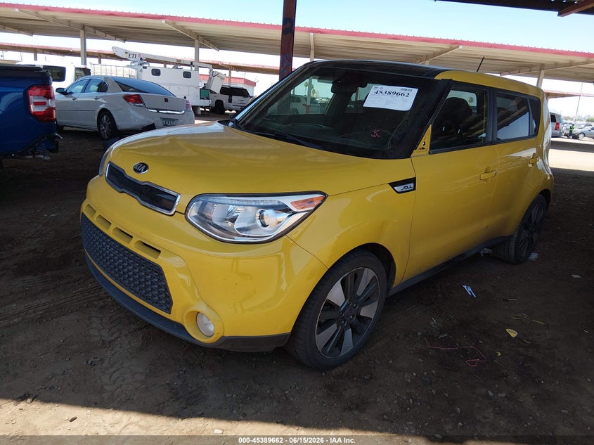 2015 Kia Soul VIN KNDJX3A50F7143140 IAAI salvage auction — LEFT FRONT, Salvage (Arizona), sold $1,800 on 2026-07-07 (photo 6)