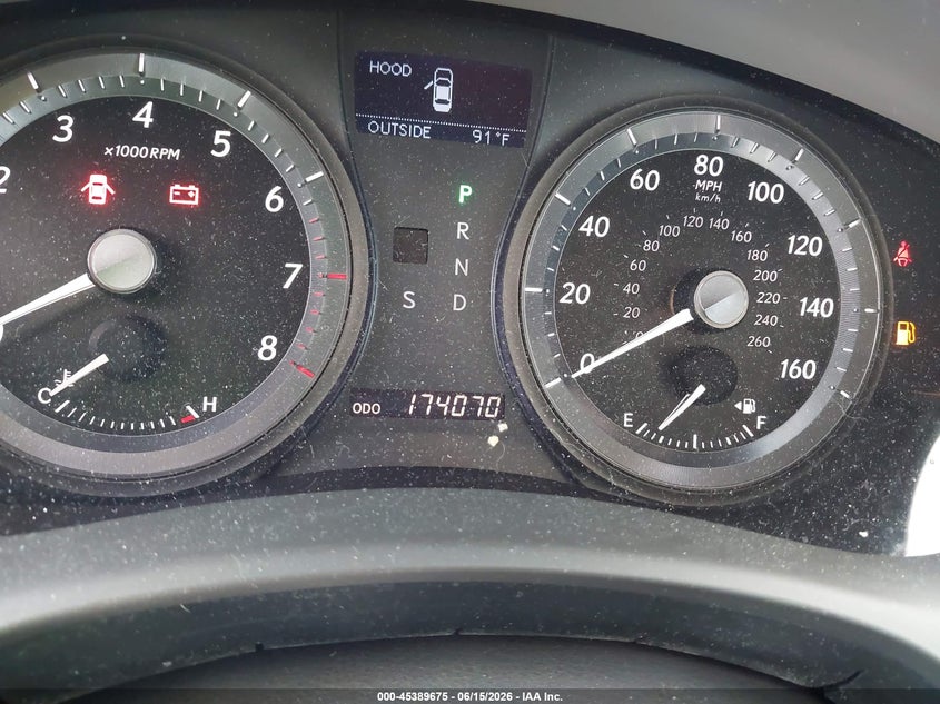 2009 Lexus Es 350 VIN JTHBJ46G292288900 IAAI salvage auction — NORMAL WEAR, Clear (Florida), sold $875 on 2026-07-29 (photo 7)
