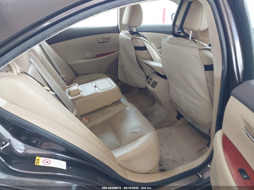 2009 Lexus Es 350 VIN JTHBJ46G292288900 IAAI salvage auction — NORMAL WEAR, Clear (Florida), sold $875 on 2026-07-29 (photo 8)