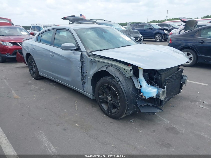 2022 Dodge Charger VIN 2C3CDXBG0NH118965 IAAI salvage auction — FRONT END, Salvage Title, sold $3,750 on 2026-07-22 (photo 1)