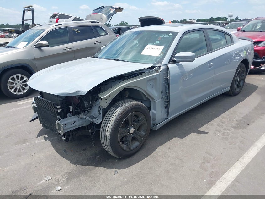2022 Dodge Charger VIN 2C3CDXBG0NH118965 IAAI salvage auction — FRONT END, Salvage Title, sold $3,750 on 2026-07-22 (photo 2)