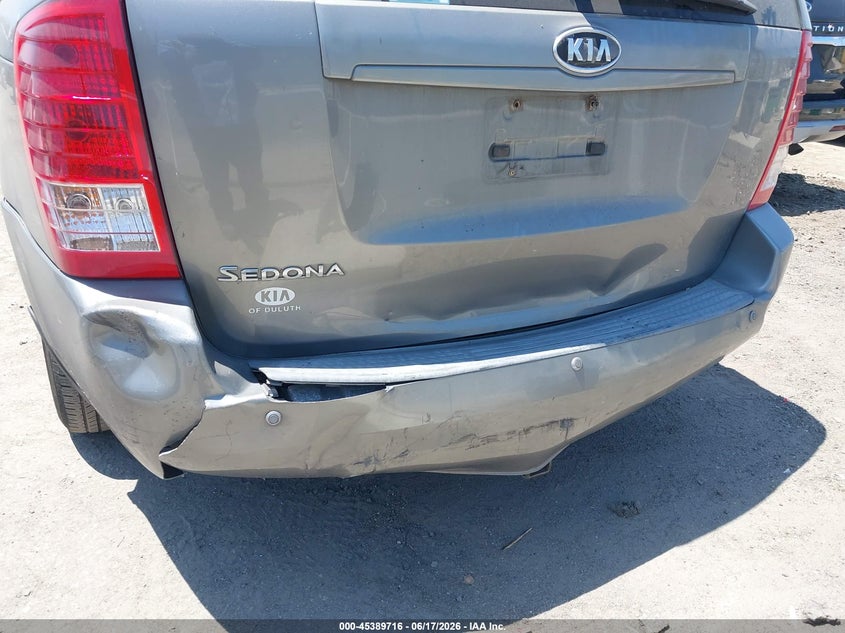2011 Kia SEDONA VIN KNDMG4C75B6411150 IAAI salvage auction — NORMAL WEAR, Clear - Dealer Only (California), sold $400 on 2026-07-08 (photo 6)