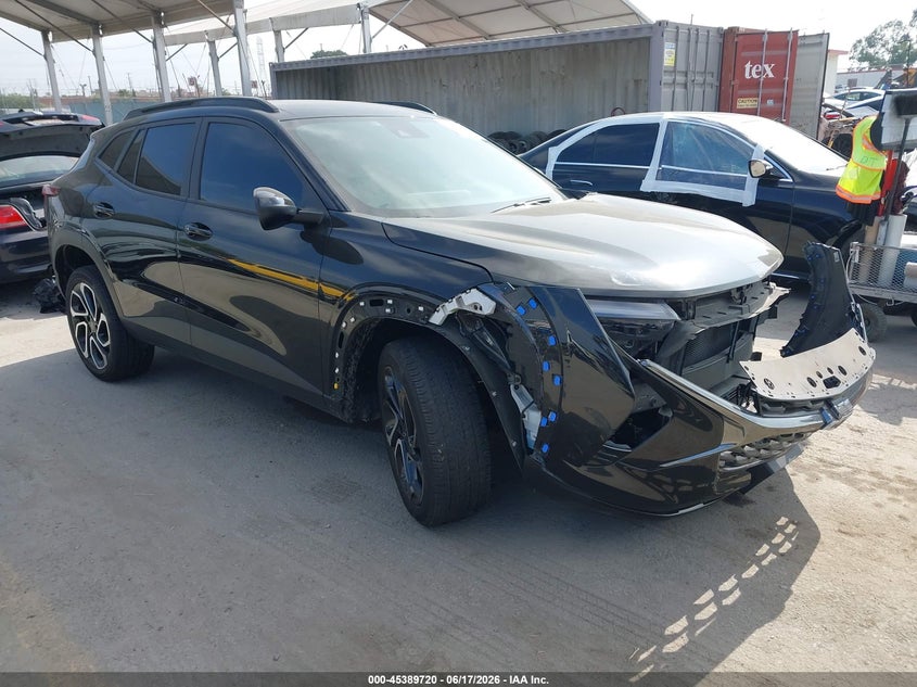 2025 Chevrolet Trax VIN KL77LJEP1SC021665 IAAI salvage auction — FRONT END, Salvage Title, sold $6,100 on 2026-07-10 (photo 1)