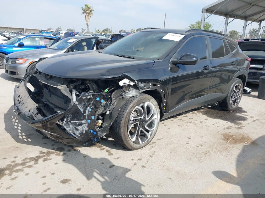 2025 Chevrolet Trax VIN KL77LJEP1SC021665 IAAI salvage auction — FRONT END, Salvage Title, sold $6,100 on 2026-07-10 (photo 2)