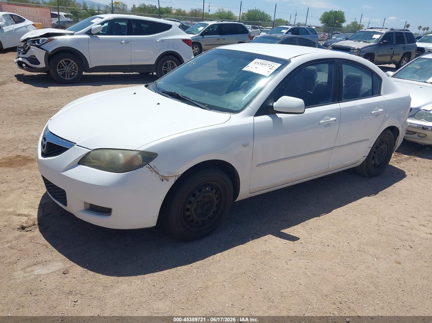 2007 Mazda 3 VIN JM1BK32F371634963 IAAI salvage auction — SIDE, Clear (Arizona), sold $500 on 2026-07-16 (photo 2)
