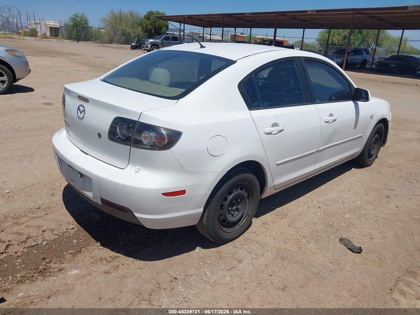 2007 Mazda 3 VIN JM1BK32F371634963 IAAI salvage auction — SIDE, Clear (Arizona), sold $500 on 2026-07-16 (photo 4)