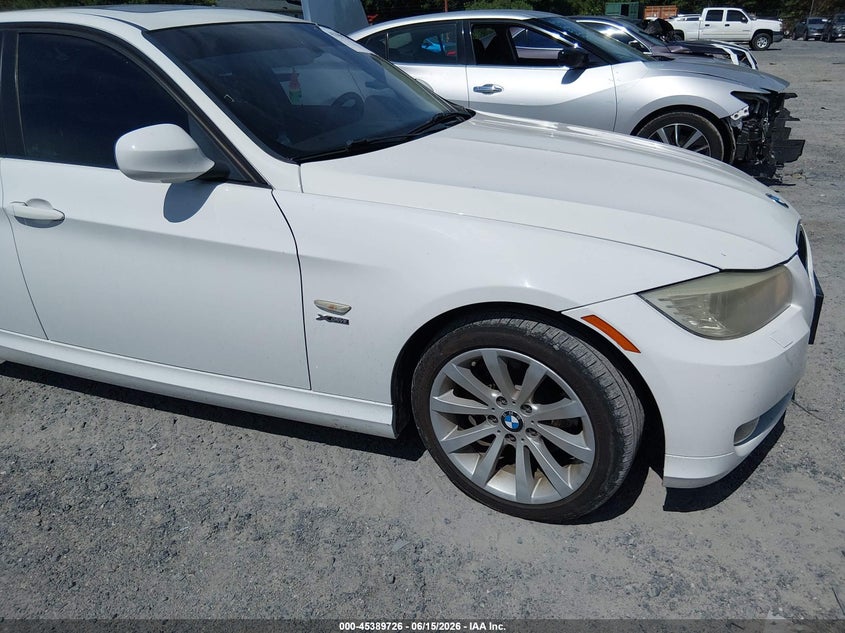 2011 BMW 3 series VIN WBAPK7G59BNN86669 IAAI salvage auction — LEFT SIDE, Salvage (South Carolina), sold $1,800 on 2026-07-28 (photo 1)
