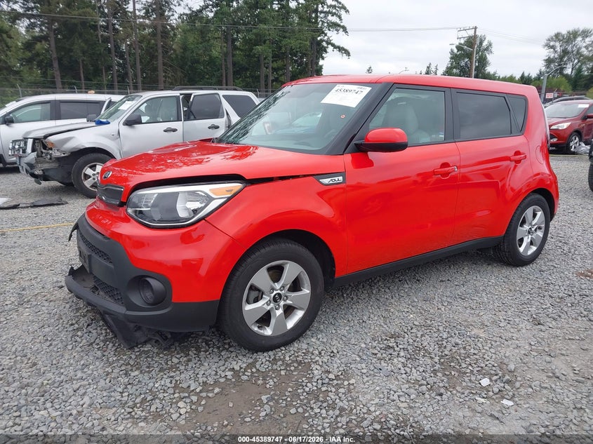 2019 Kia Soul VIN KNDJN2A21K7021192 IAAI salvage auction — FRONT END, Bill Of Sale (Washington), sold $1,475 on 2026-07-08 (photo 2)