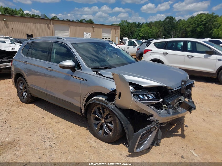 2023 Volkswagen Tiguan VIN 3VV3B7AX9PM115149 IAAI salvage auction — FRONT END, Salvage Title, sold $7,075 on 2026-08-31 (photo 1)