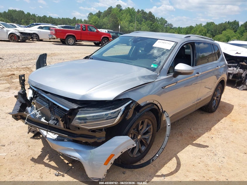 2023 Volkswagen Tiguan VIN 3VV3B7AX9PM115149 IAAI salvage auction — FRONT END, Salvage Title, sold $7,075 on 2026-08-31 (photo 2)