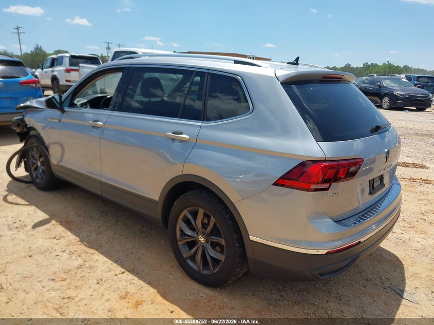 2023 Volkswagen Tiguan VIN 3VV3B7AX9PM115149 IAAI salvage auction — FRONT END, Salvage Title, sold $7,075 on 2026-08-31 (photo 3)