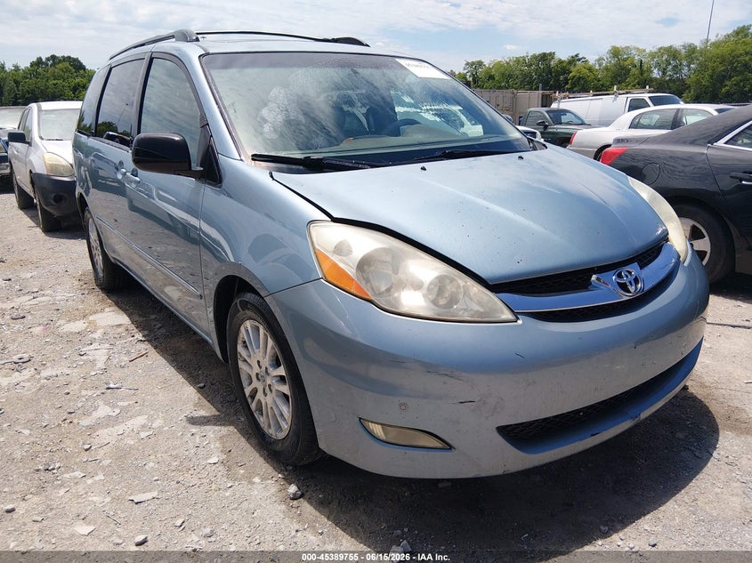 2008 Toyota Sienna VIN 5TDZK22C08S173594 IAAI salvage auction — NORMAL WEAR, Clear (Tennessee), sold $675 on 2026-07-16 (photo 1)
