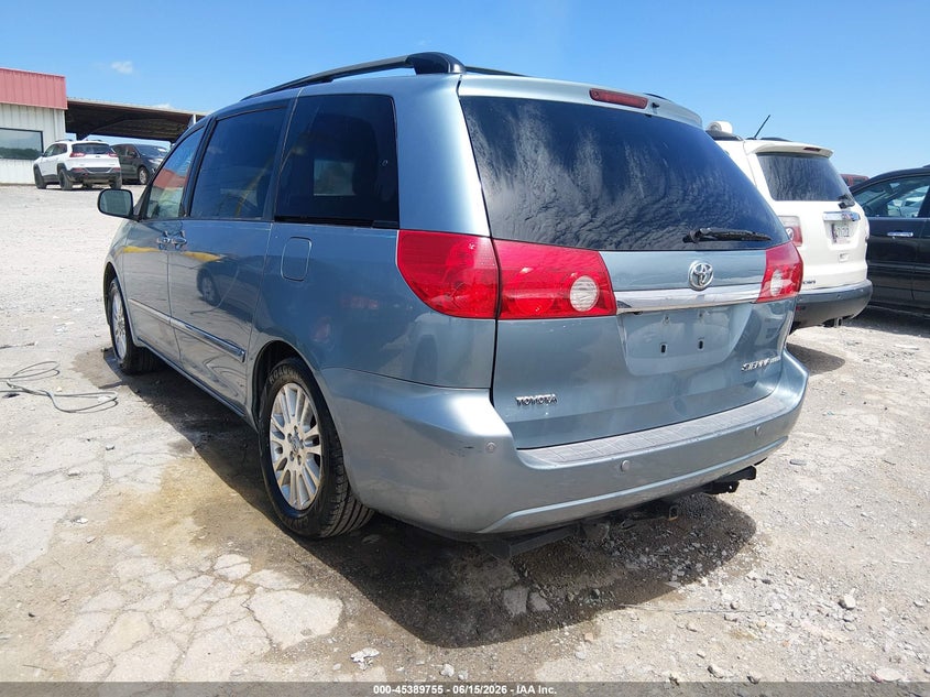 2008 Toyota Sienna VIN 5TDZK22C08S173594 IAAI salvage auction — NORMAL WEAR, Clear (Tennessee), sold $675 on 2026-07-16 (photo 3)