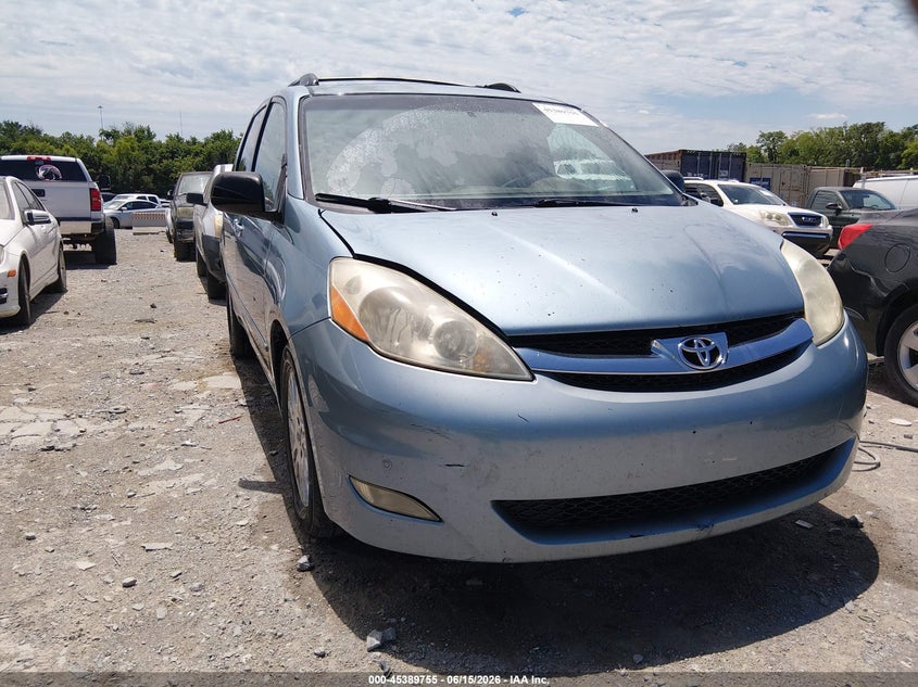 2008 Toyota Sienna VIN 5TDZK22C08S173594 IAAI salvage auction — NORMAL WEAR, Clear (Tennessee), sold $675 on 2026-07-16 (photo 6)