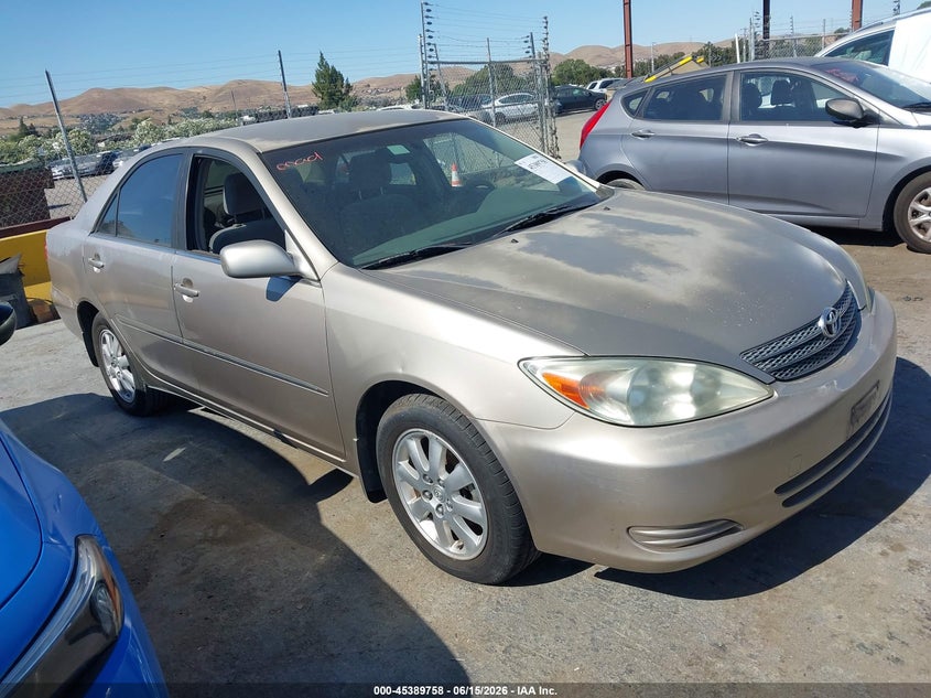 2002 Toyota Camry VIN JTDBE32K420063227 IAAI salvage auction — NORMAL WEAR, Clear - Dealer Only (California), sold $600 on 2026-07-09 (photo 1)