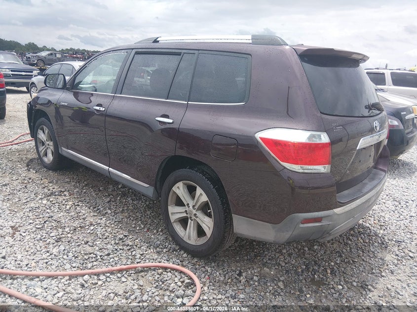 2012 Toyota Highlander VIN 5TDYK3EH1CS050906 IAAI salvage auction — NORMAL WEAR, Repossession Paperwork (Georgia), sold $4,525 on 2026-07-31 (photo 3)