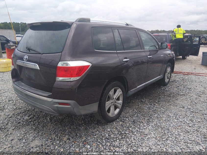 2012 Toyota Highlander VIN 5TDYK3EH1CS050906 IAAI salvage auction — NORMAL WEAR, Repossession Paperwork (Georgia), sold $4,525 on 2026-07-31 (photo 4)