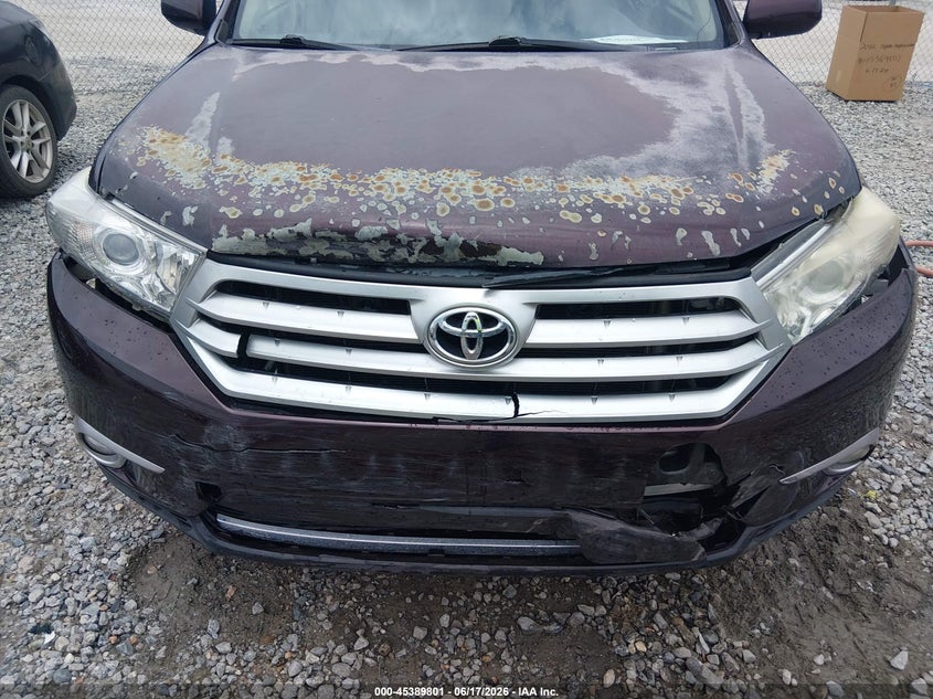 2012 Toyota Highlander VIN 5TDYK3EH1CS050906 IAAI salvage auction — NORMAL WEAR, Repossession Paperwork (Georgia), sold $4,525 on 2026-07-31 (photo 6)