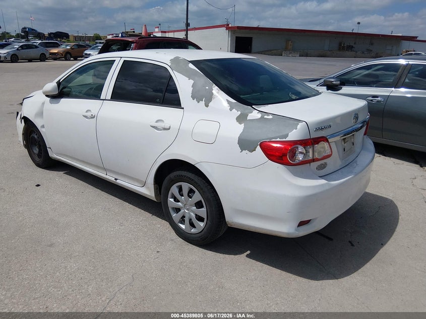 2013 Toyota Corolla VIN 5YFBU4EE9DP211296 IAAI salvage auction — NORMAL WEAR, Original (Texas), sold $1,100 on 2026-07-29 (photo 3)