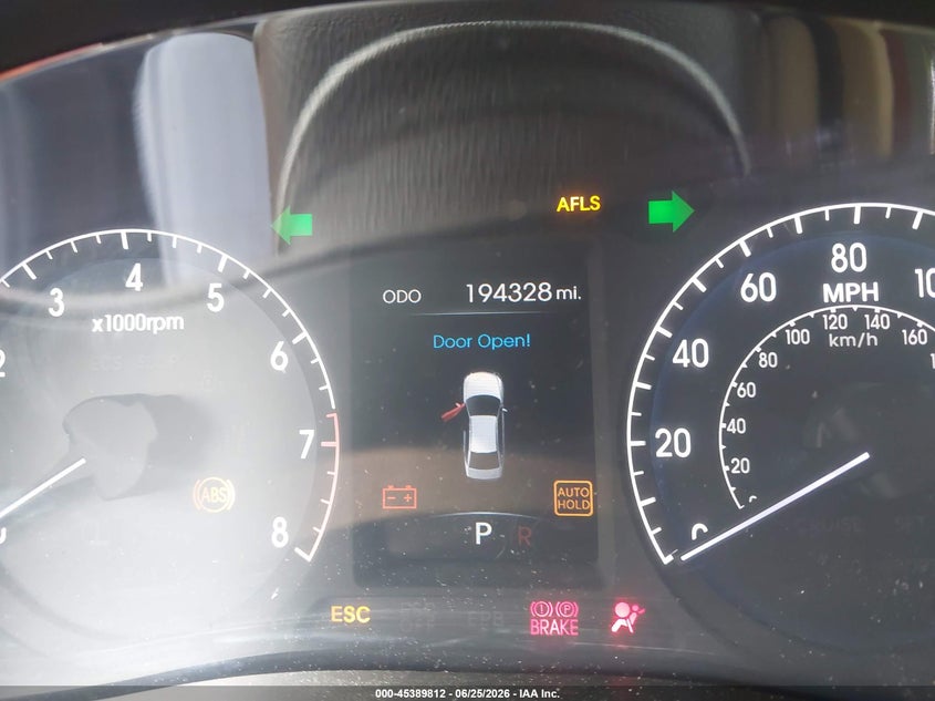 2012 Hyundai Genesis VIN KMHGC4DD8CU186244 IAAI salvage auction — LEFT FRONT, Original (Texas), sold $475 on 2026-07-15 (photo 7)