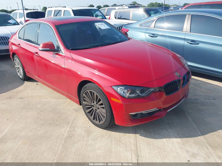 2014 BMW 3 series VIN WBA3B3C5XEJ982702 IAAI salvage auction — NORMAL WEAR, Original (Texas), sold $1,000 on 2026-07-06 (photo 1)