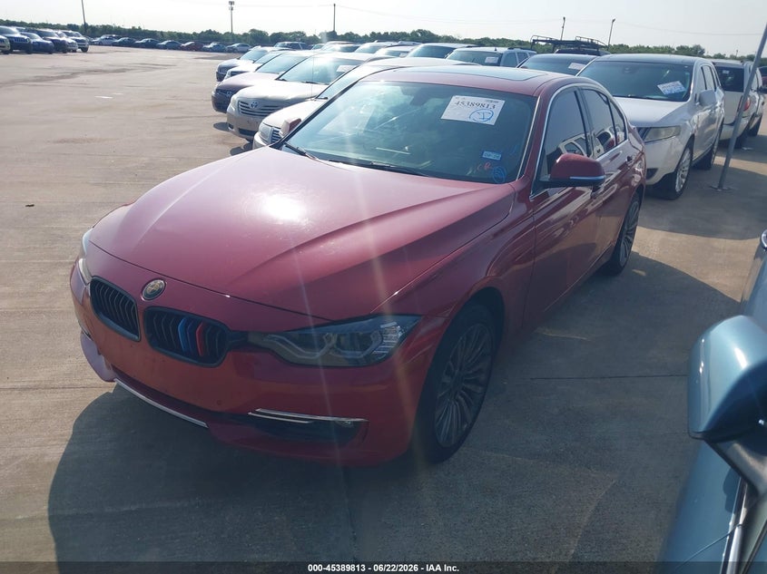 2014 BMW 3 series VIN WBA3B3C5XEJ982702 IAAI salvage auction — NORMAL WEAR, Original (Texas), sold $1,000 on 2026-07-06 (photo 2)