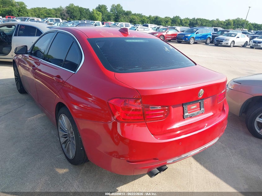 2014 BMW 3 series VIN WBA3B3C5XEJ982702 IAAI salvage auction — NORMAL WEAR, Original (Texas), sold $1,000 on 2026-07-06 (photo 3)