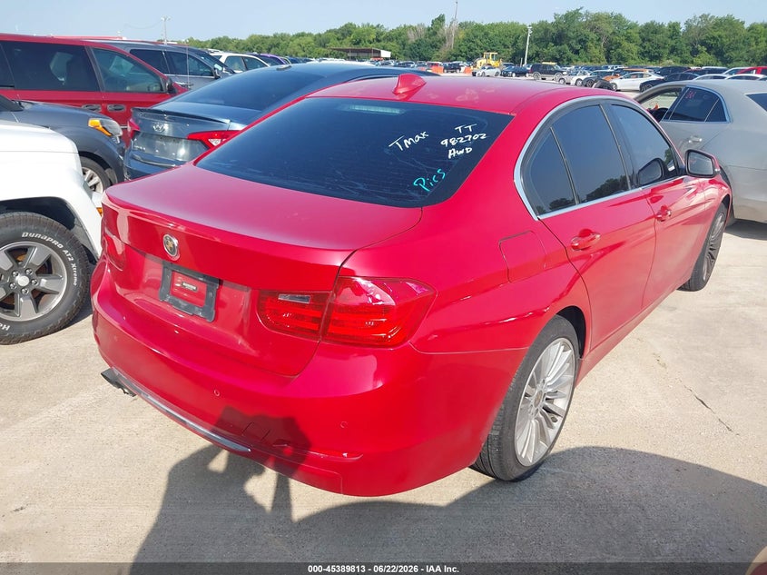 2014 BMW 3 series VIN WBA3B3C5XEJ982702 IAAI salvage auction — NORMAL WEAR, Original (Texas), sold $1,000 on 2026-07-06 (photo 4)