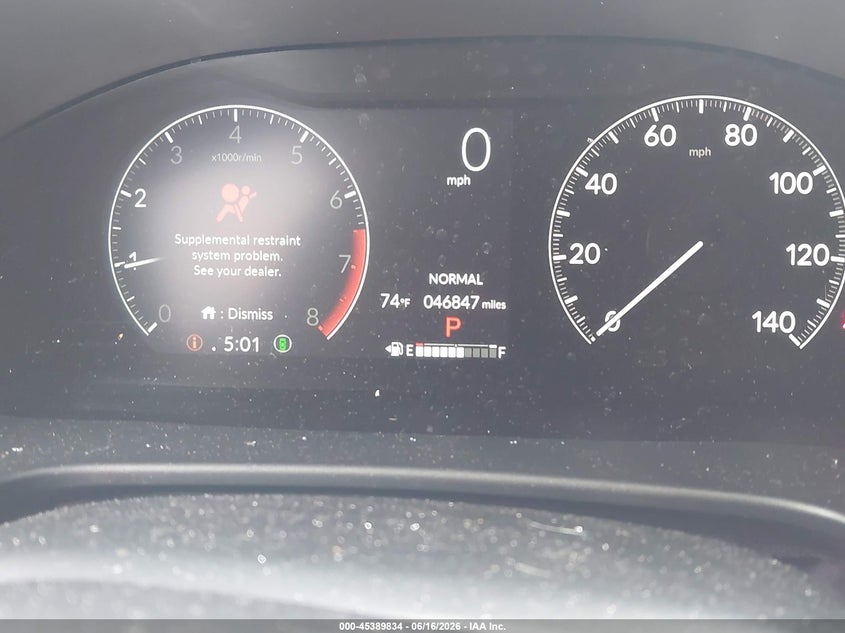 2023 Honda Cr-v VIN 7FARS4H70PE002034 IAAI salvage auction — FRONT & REAR, Salvage Title, sold $11,000 on 2026-07-21 (photo 7)