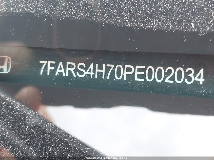 2023 Honda Cr-v VIN 7FARS4H70PE002034 IAAI salvage auction — FRONT & REAR, Salvage Title, sold $11,000 on 2026-07-21 (photo 9)