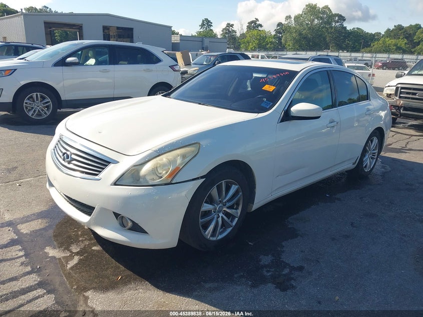 2012 Infiniti G37 VIN JN1CV6AP9CM933540 IAAI salvage auction — SIDE, Repossession Paperwork (Georgia), sold $700 on 2026-07-22 (photo 2)