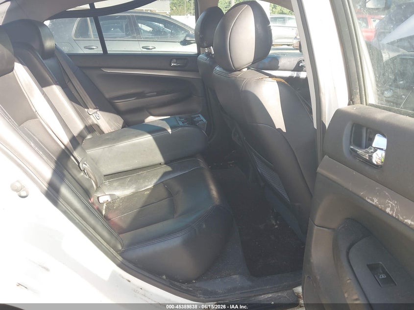2012 Infiniti G37 VIN JN1CV6AP9CM933540 IAAI salvage auction — SIDE, Repossession Paperwork (Georgia), sold $700 on 2026-07-22 (photo 8)
