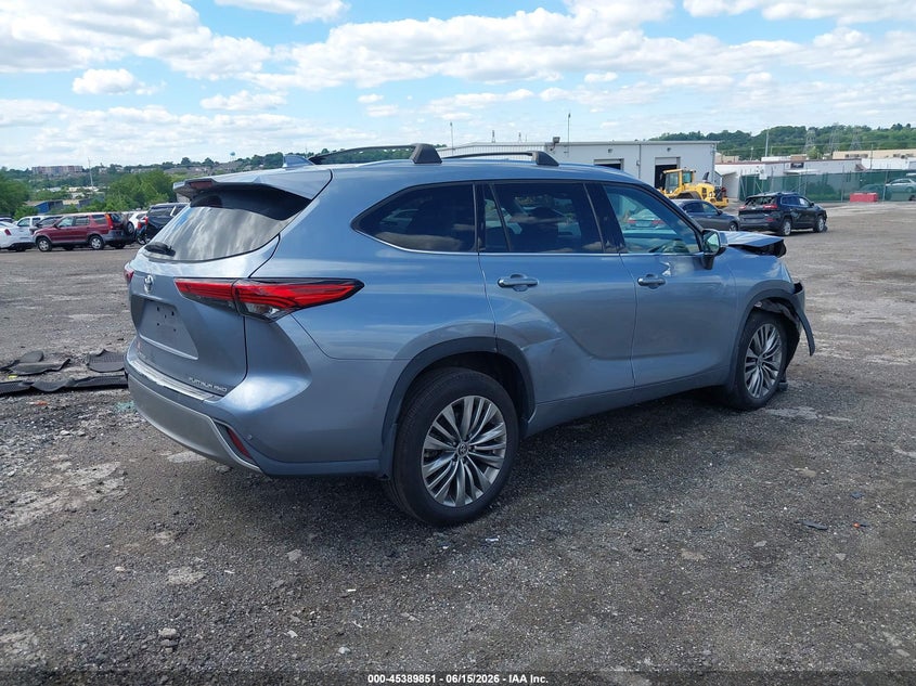 2020 Toyota Highlander VIN 5TDFZRBHXLS048100 IAAI salvage auction — FRONT END, Salvage (Pennsylvania), sold $14,950 on 2026-07-17 (photo 4)