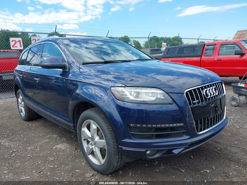 2014 Audi Q7 VIN WA1LMAFE3ED004435 IAAI salvage auction — NORMAL WEAR, Clear (New York), sold $575 on 2026-07-23 (photo 1)