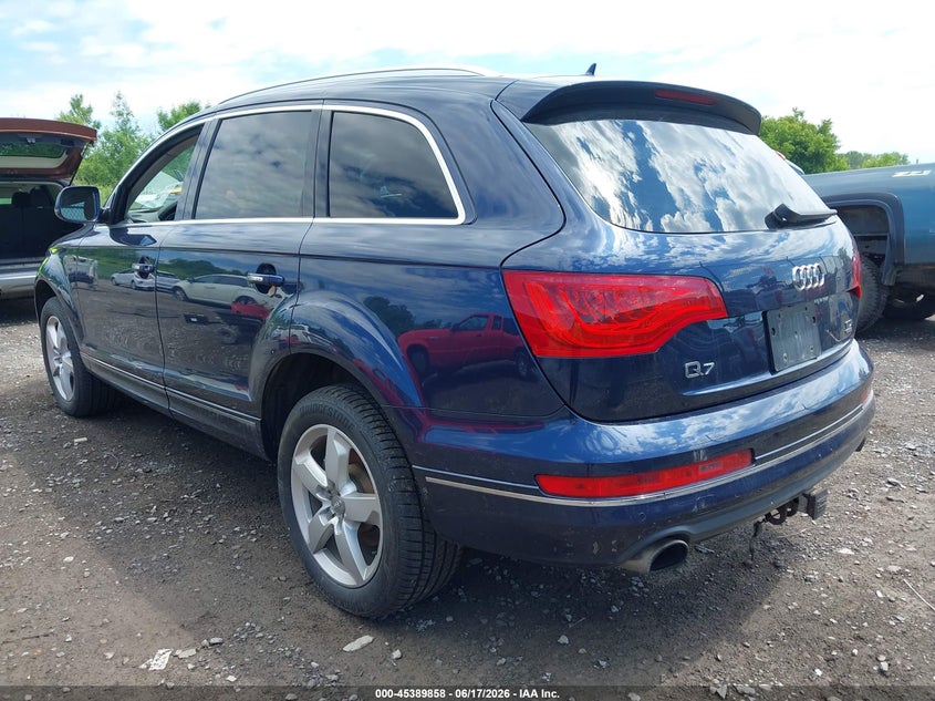 2014 Audi Q7 VIN WA1LMAFE3ED004435 IAAI salvage auction — NORMAL WEAR, Clear (New York), sold $575 on 2026-07-23 (photo 3)