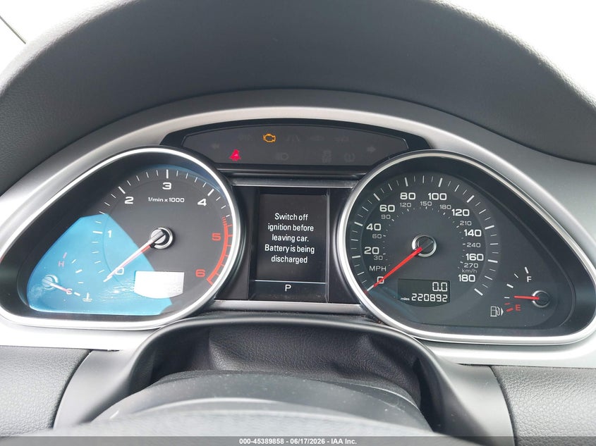 2014 Audi Q7 VIN WA1LMAFE3ED004435 IAAI salvage auction — NORMAL WEAR, Clear (New York), sold $575 on 2026-07-23 (photo 7)