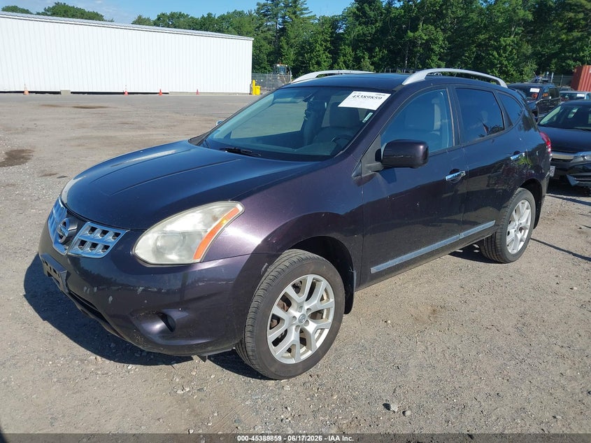 2013 Nissan Rogue VIN JN8AS5MV6DW120992 IAAI salvage auction — NORMAL WEAR, Clear (Massachusetts), sold $425 on 2026-07-31 (photo 2)