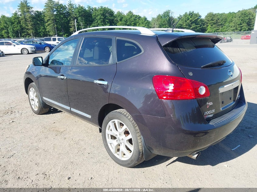 2013 Nissan Rogue VIN JN8AS5MV6DW120992 IAAI salvage auction — NORMAL WEAR, Clear (Massachusetts), sold $425 on 2026-07-31 (photo 3)