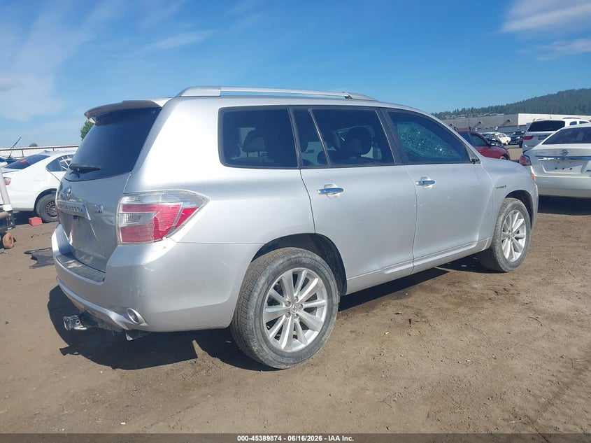 2009 Toyota Highlander VIN JTEEW41A192032651 IAAI salvage auction — FRONT END, Salvage (Idaho), sold $850 on 2026-07-18 (photo 4)