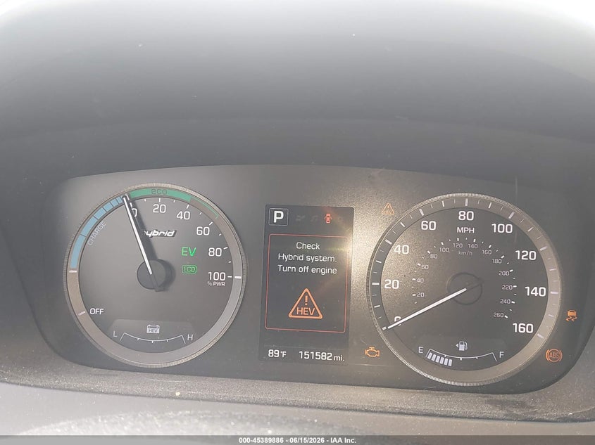 2016 Hyundai Sonata VIN KMHE24L14GA019081 IAAI salvage auction — NORMAL WEAR, Clear (Florida), sold $700 on 2026-07-28 (photo 7)