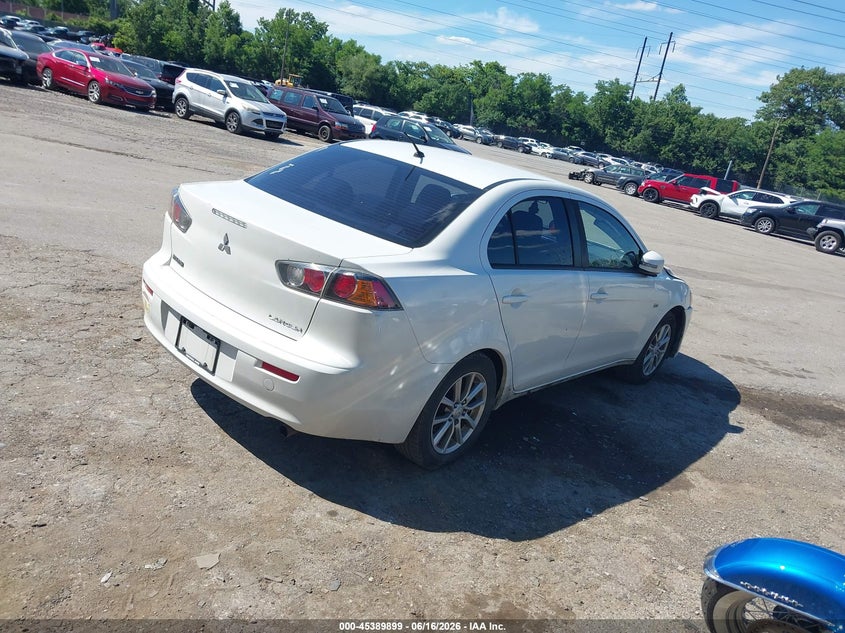 2016 Mitsubishi Lancer VIN JA32U2FUXGU010846 IAAI salvage auction — FRONT END, Salvage (Pennsylvania), sold $625 on 2026-07-10 (photo 4)