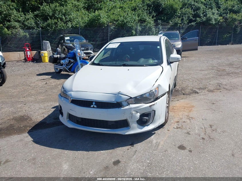 2016 Mitsubishi Lancer VIN JA32U2FUXGU010846 IAAI salvage auction — FRONT END, Salvage (Pennsylvania), sold $625 on 2026-07-10 (photo 6)