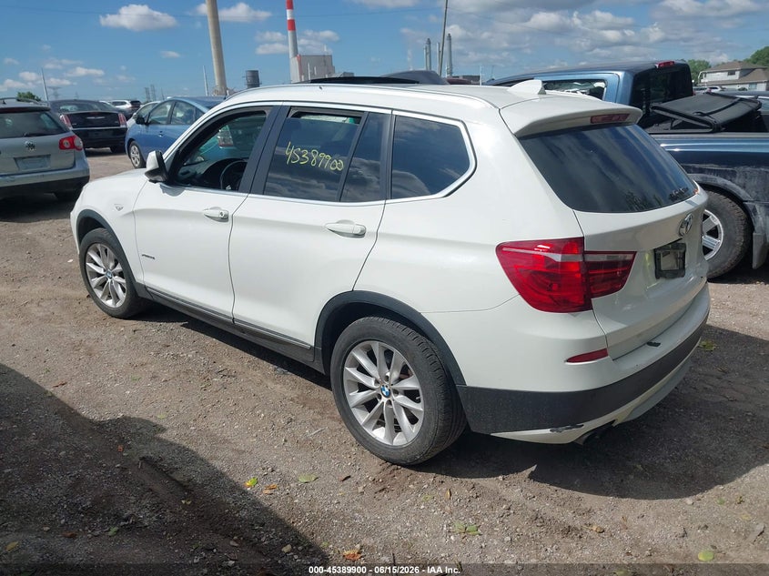 2011 BMW X3 VIN 5UXWX5C56BL711485 IAAI salvage auction — NORMAL WEAR, Clear (Indiana), sold $125 on 2026-07-29 (photo 3)
