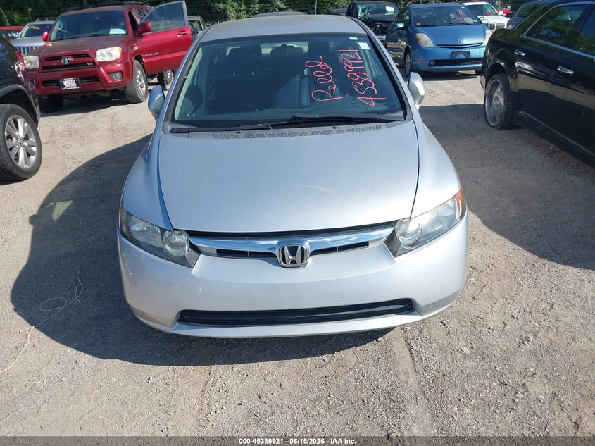 2007 Honda Civic hybrid VIN JHMFA36277S003976 IAAI salvage auction — NORMAL WEAR, Clear (Indiana), sold $350 on 2026-07-22 (photo 6)