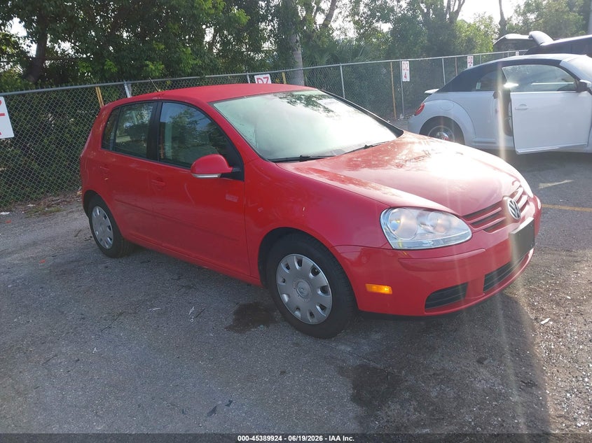 2009 Volkswagen Rabbit VIN WVWDA71K69W015300 IAAI salvage auction — NORMAL WEAR, Clear (Florida), sold $1,450 on 2026-08-10 (photo 1)