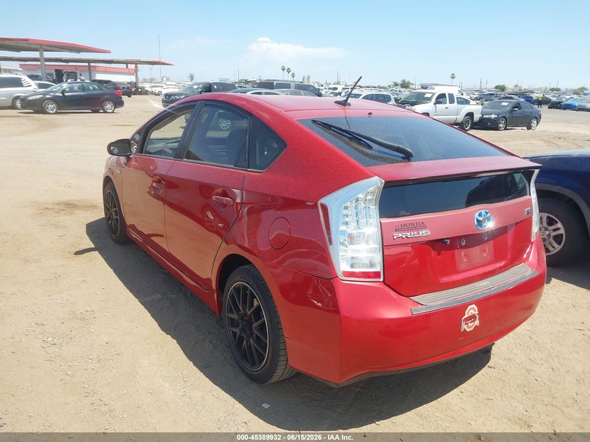 2010 Toyota Prius VIN JTDKN3DU0A0018489 IAAI salvage auction — NORMAL WEAR, Clear-Dealer Only (Arizona), sold $925 on 2026-07-28 (photo 3)